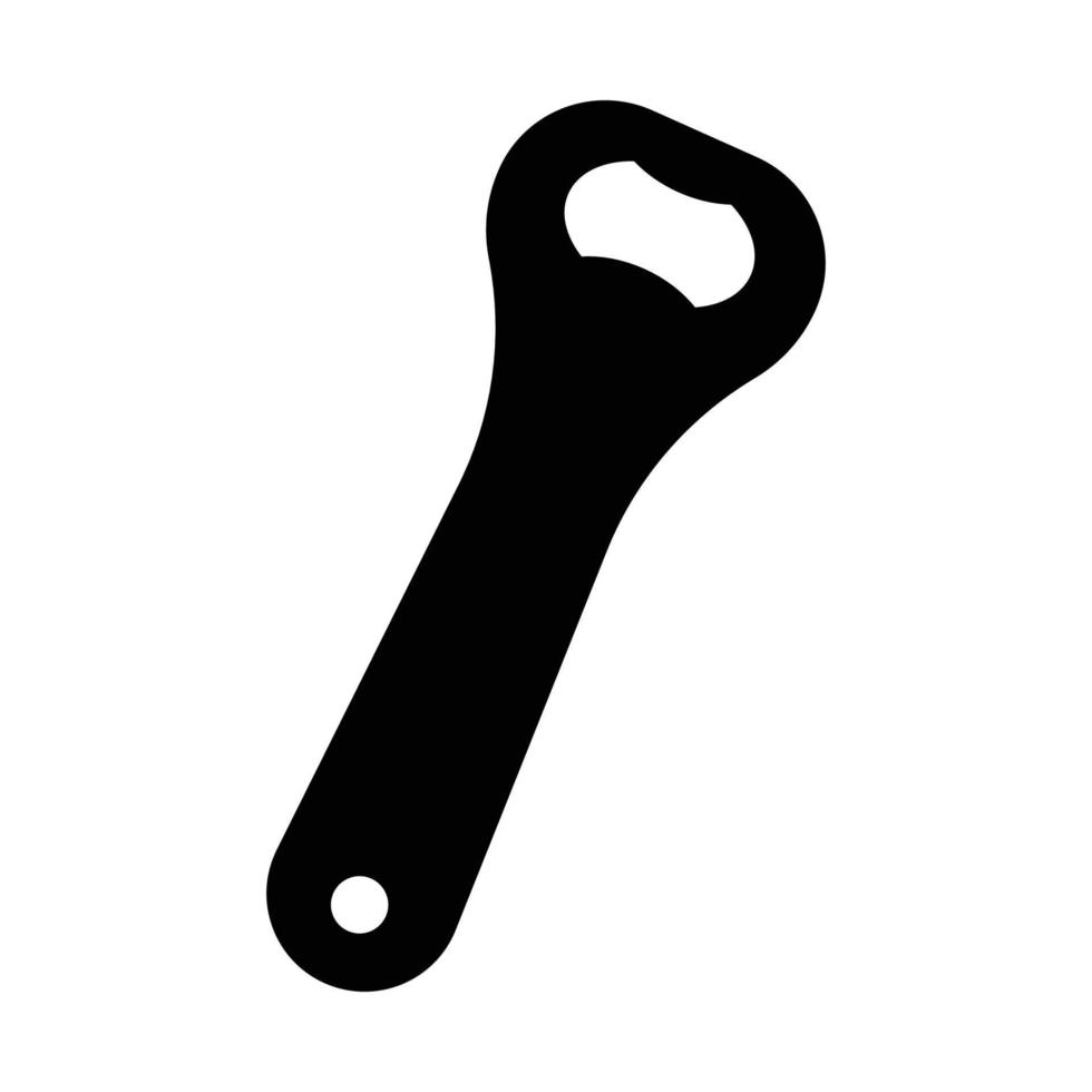 bottle opener icon vector