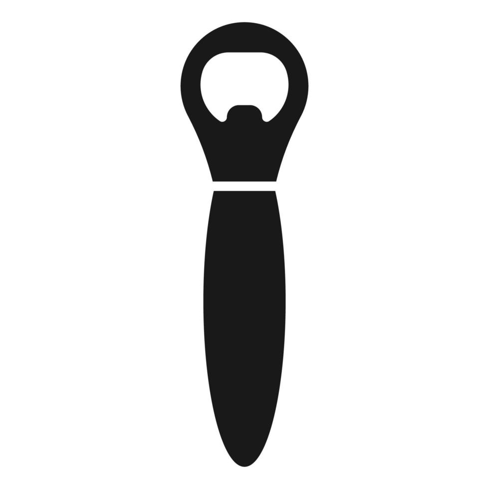 bottle opener icon vector