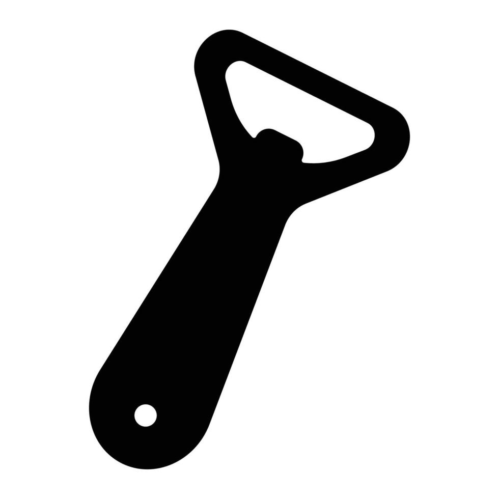 bottle opener icon vector