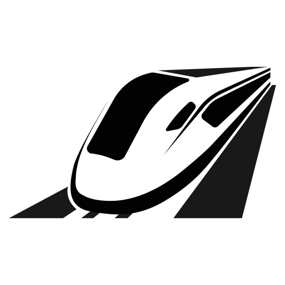 fast train icon vector