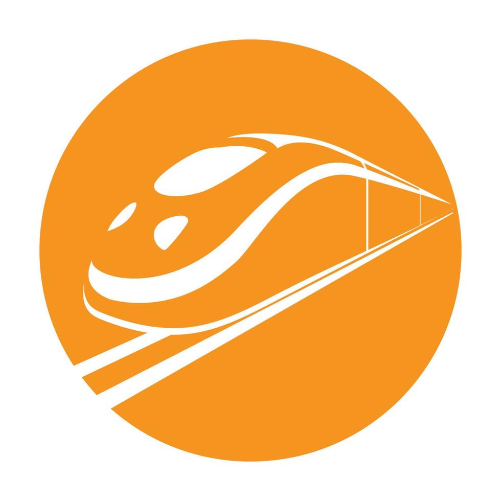 fast train icon vector