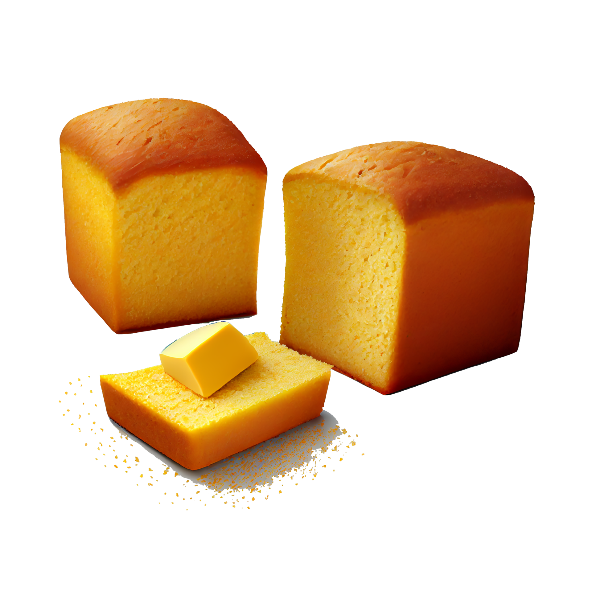 Sweet Corn Bread, Corn Bread png transparent background 21952422 PNG