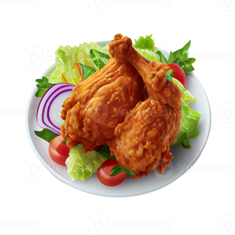 Southern fried chicken, fried chicken png transparent background