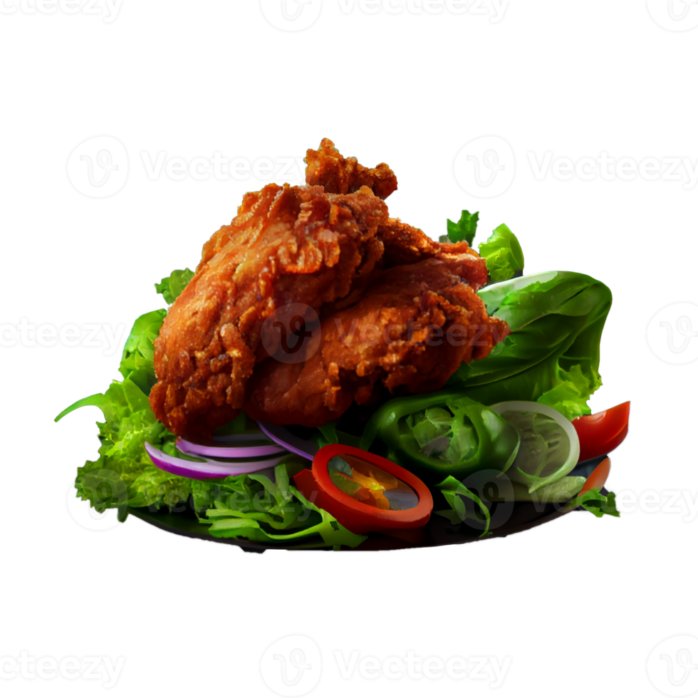 Southern fried chicken, fried chicken png transparent background