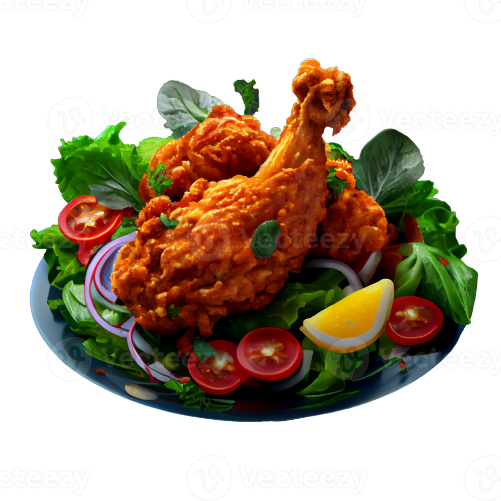 Southern fried chicken, fried chicken png transparent background