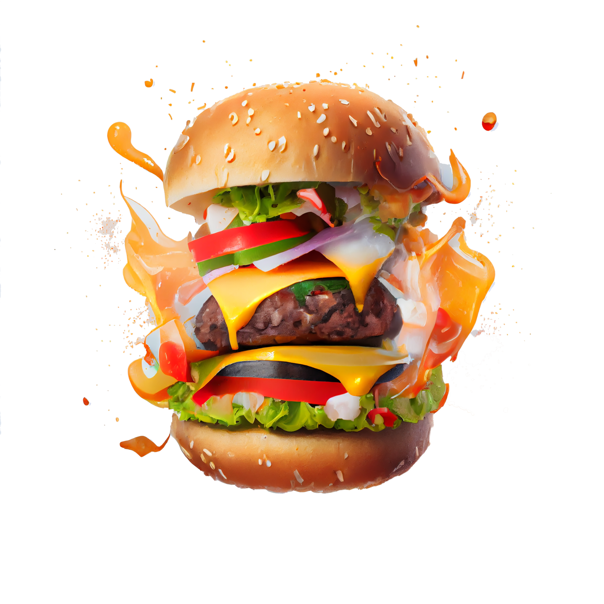 Tasty Hamburger On Transparent Background Png 21952464 PNG tasty-hamburger-on-transparent-background-png-21952464-png