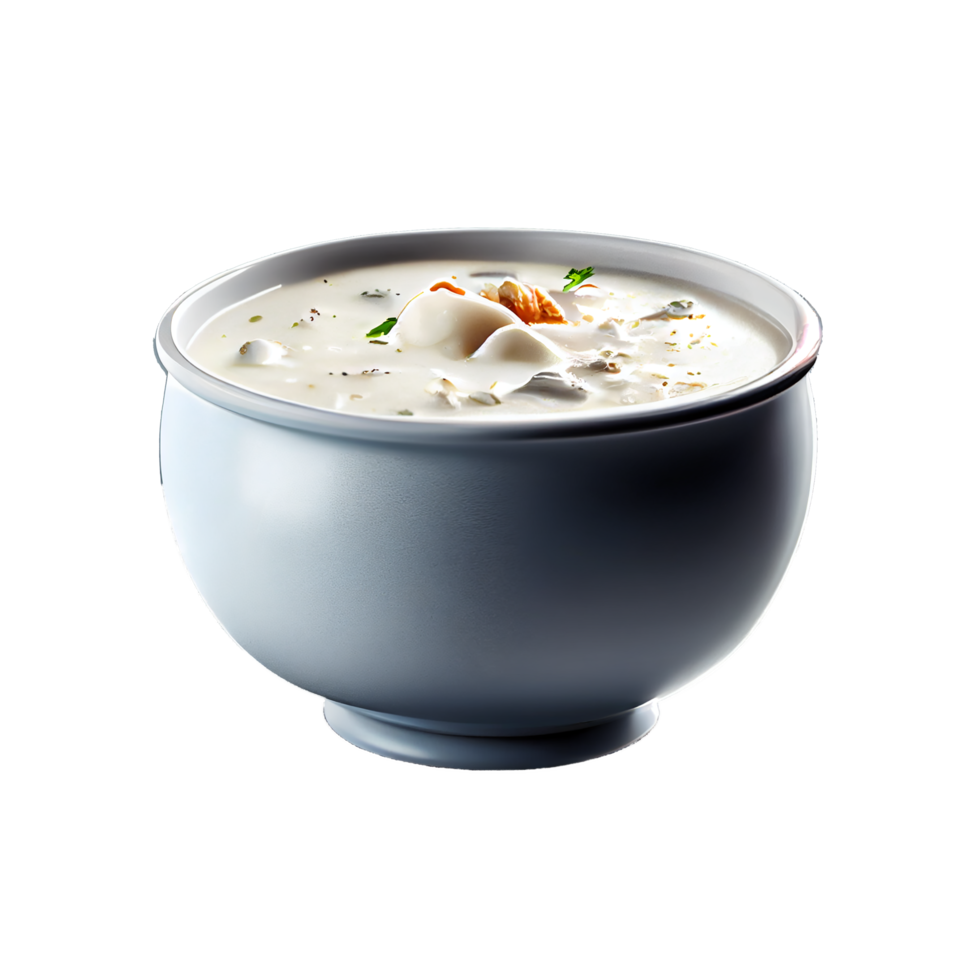 Clam chowder png, Transparent background png