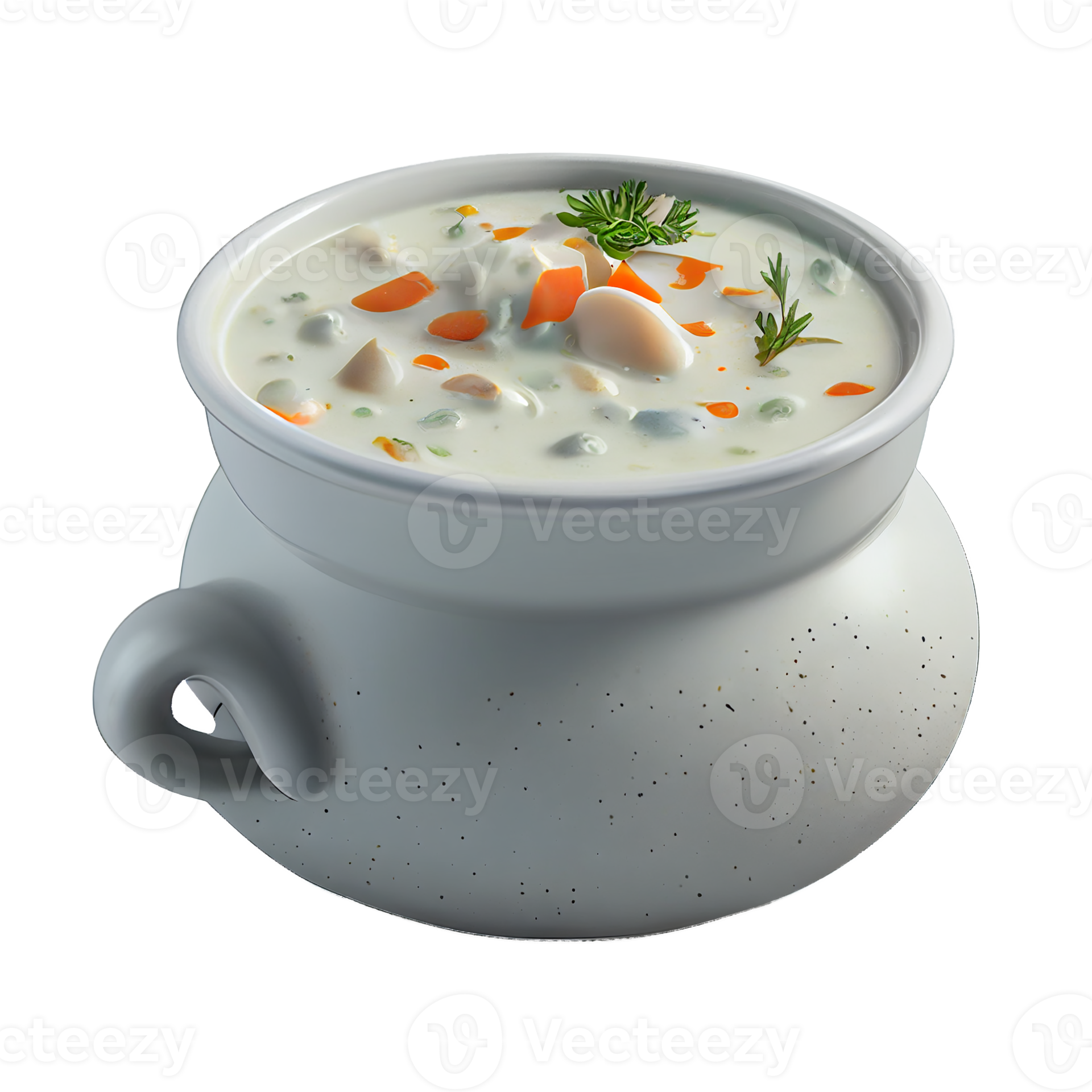 Clam chowder png, Transparent background 21952510 PNG