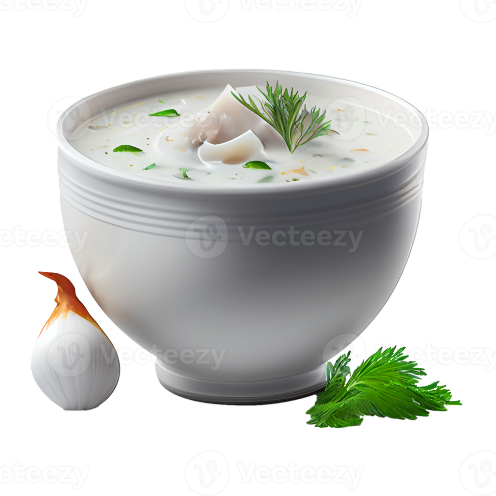 Clam chowder png, Transparent background png