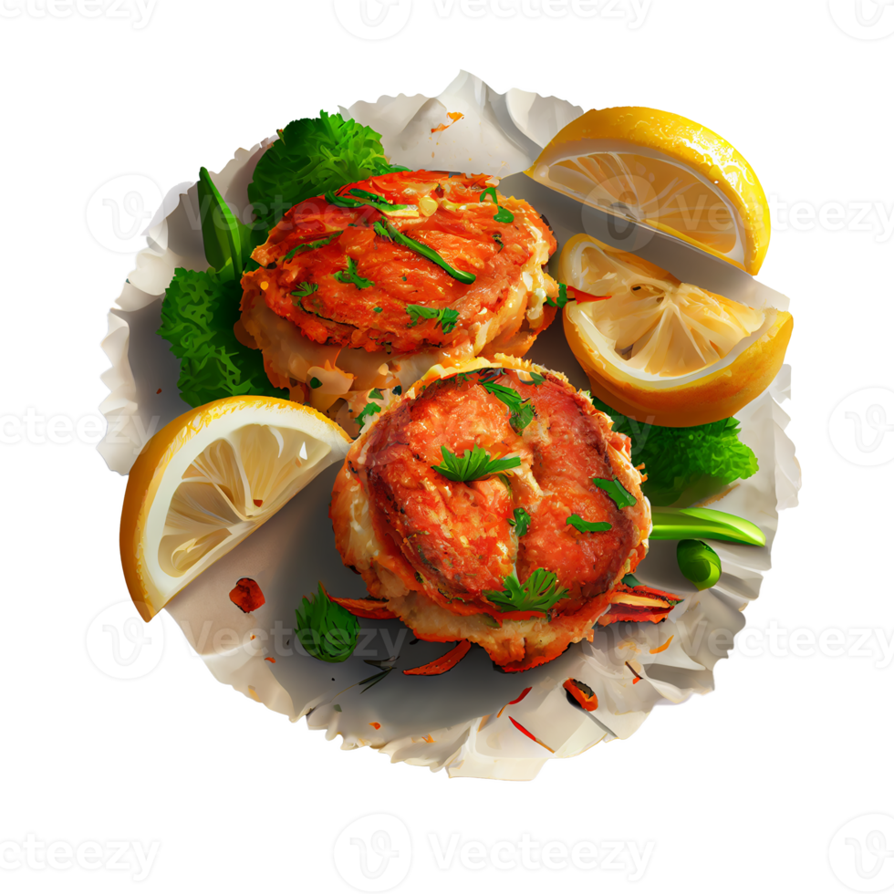 Spicy Crab Cake, Crab Cake png, bread crumbs, mayonnaise, mustard, eggs, transparent background png