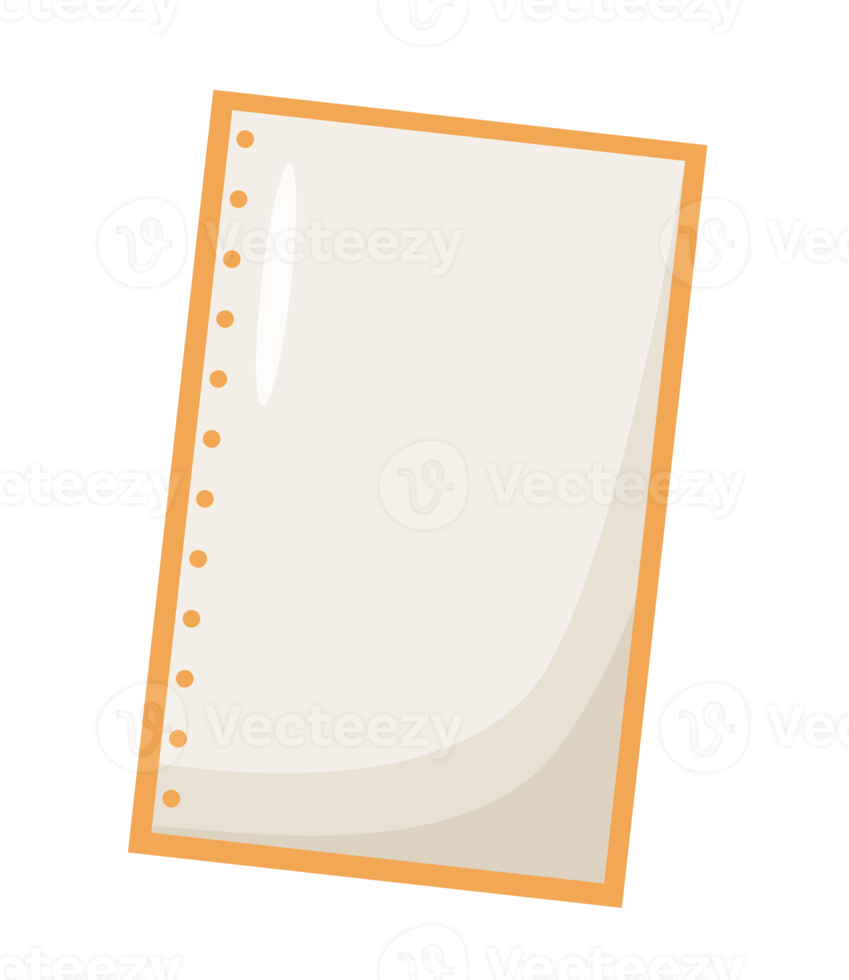 sheet document in flat style png