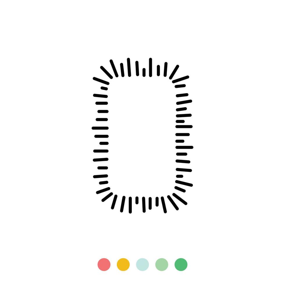 habla burbujas lineal vector elemento, texto globo, vector icono.