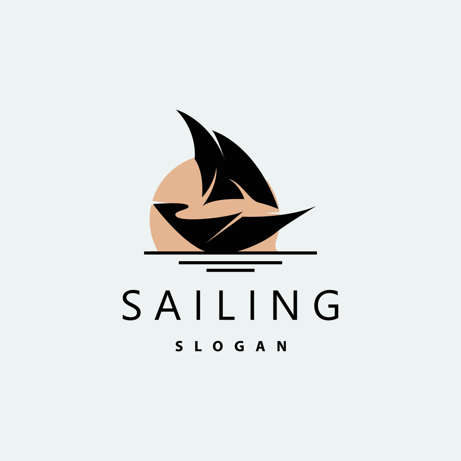 Sailboat Logo Design, Fishing Boat Illustration, Fishing Boat Company