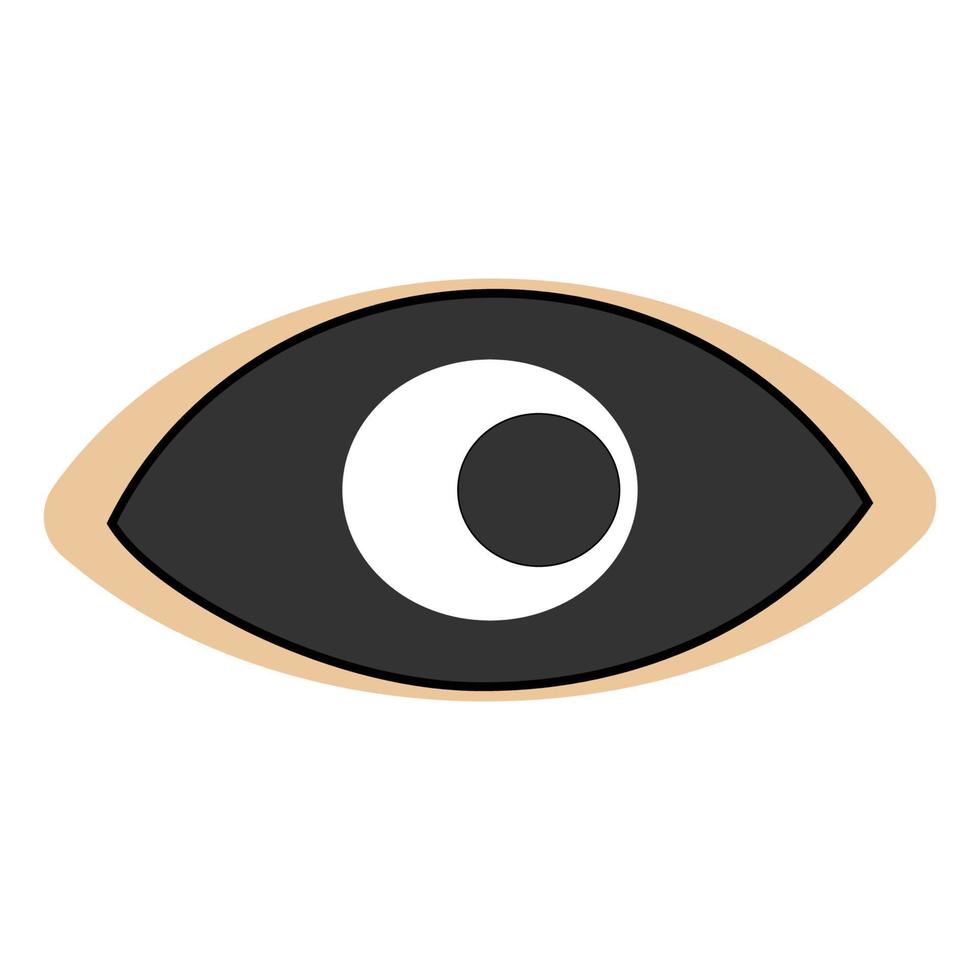 ojo icono vector