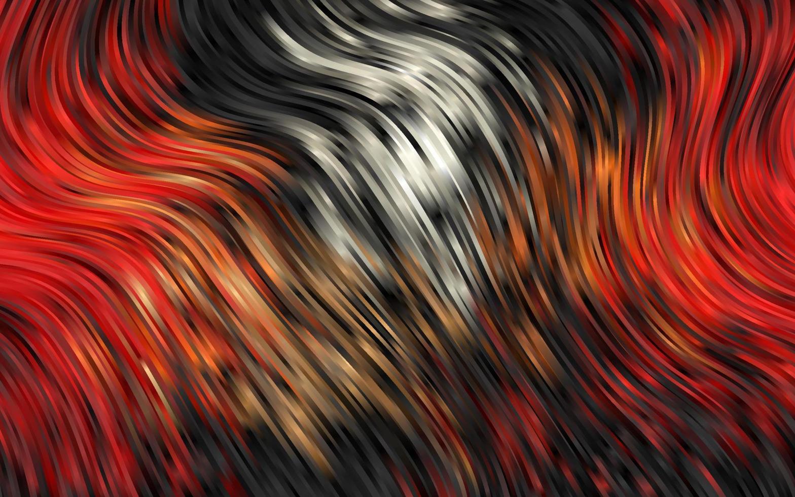 Dark Red, Yellow vector template with liquid shapes.