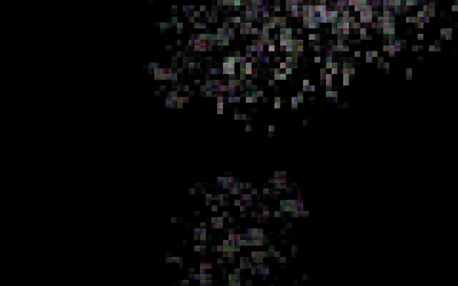 Dark Silver, Gray vector template with crystals, rectangles.