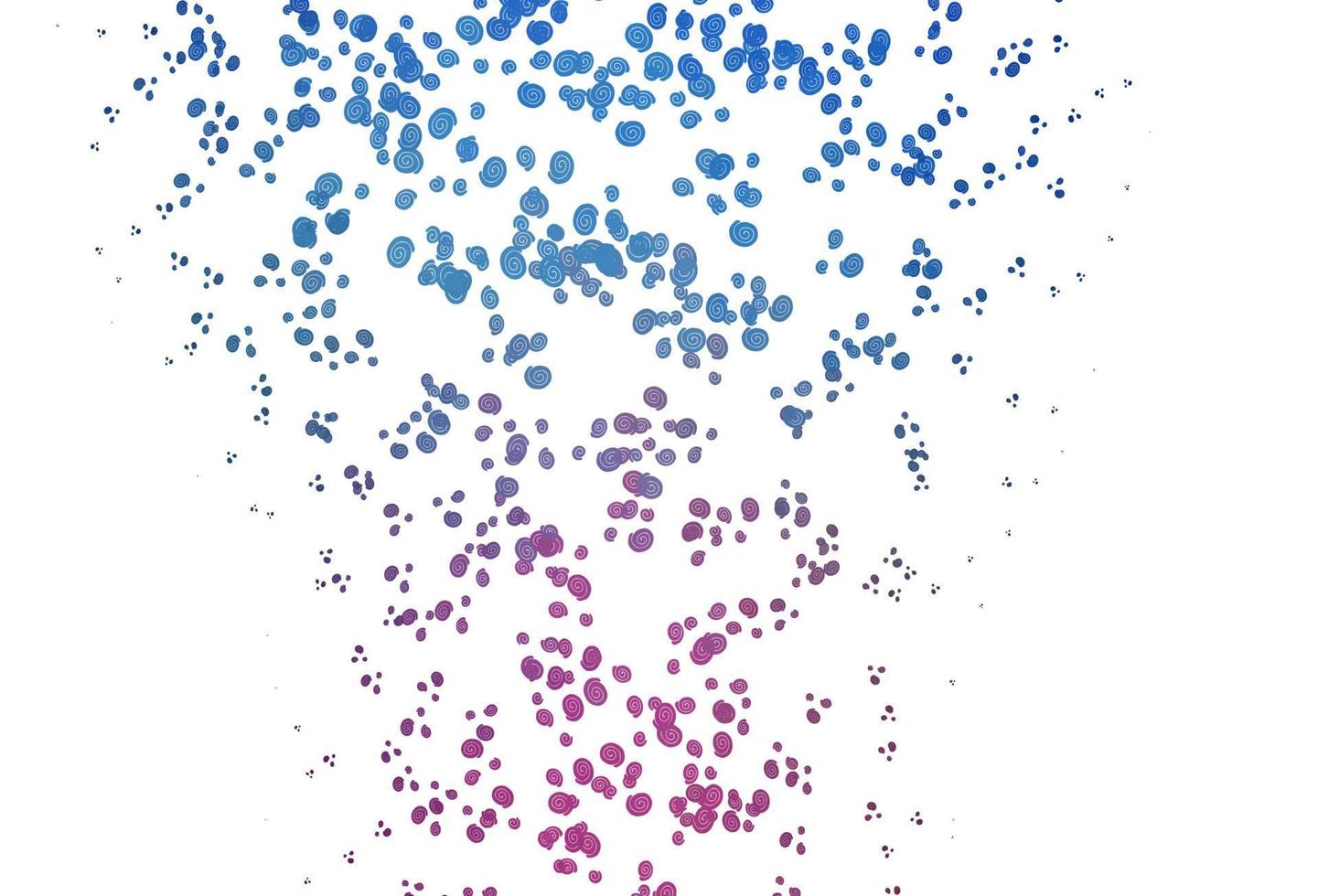 Light Pink, Blue vector pattern with liquid shapes.