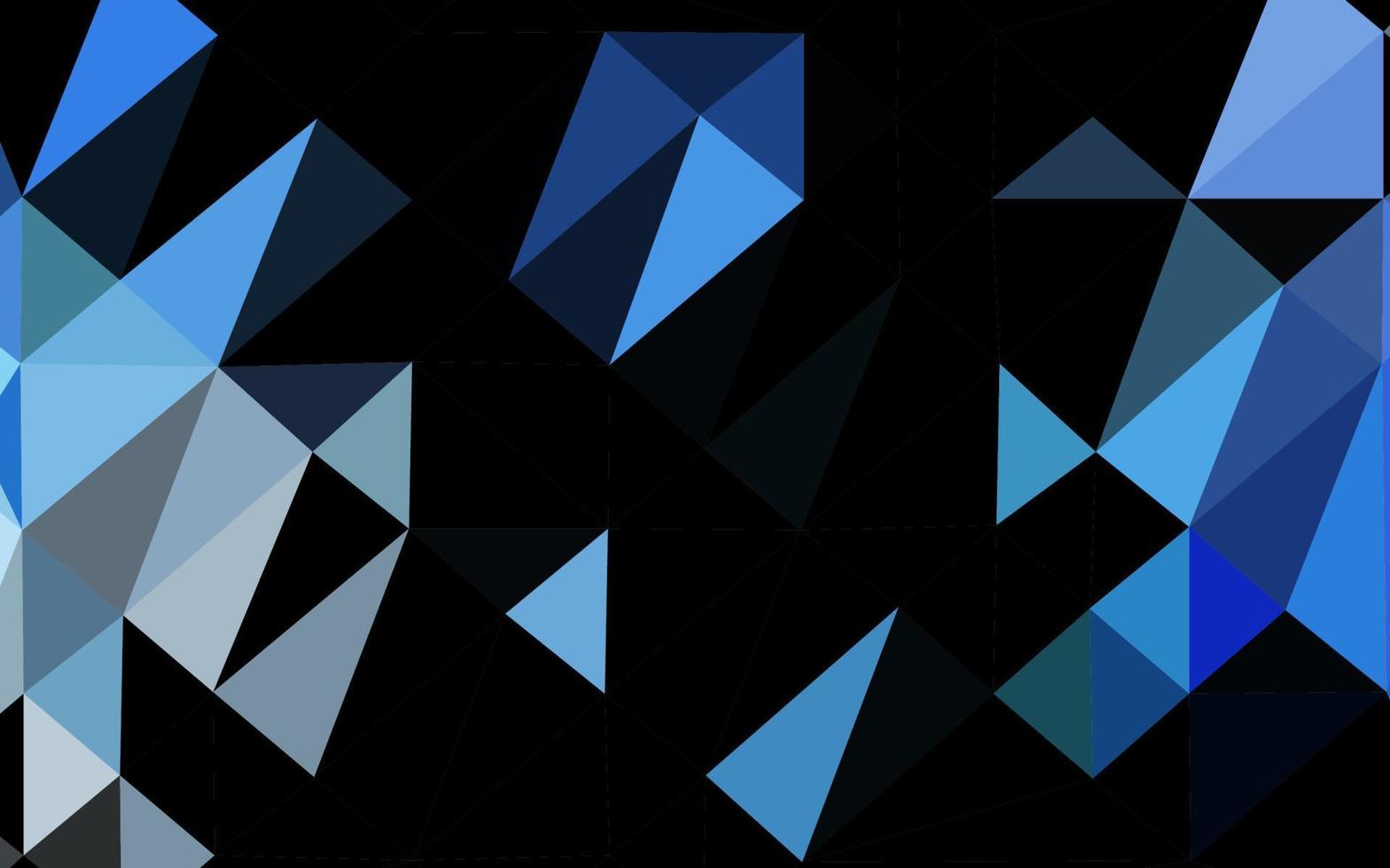 Light BLUE vector polygon abstract backdrop.