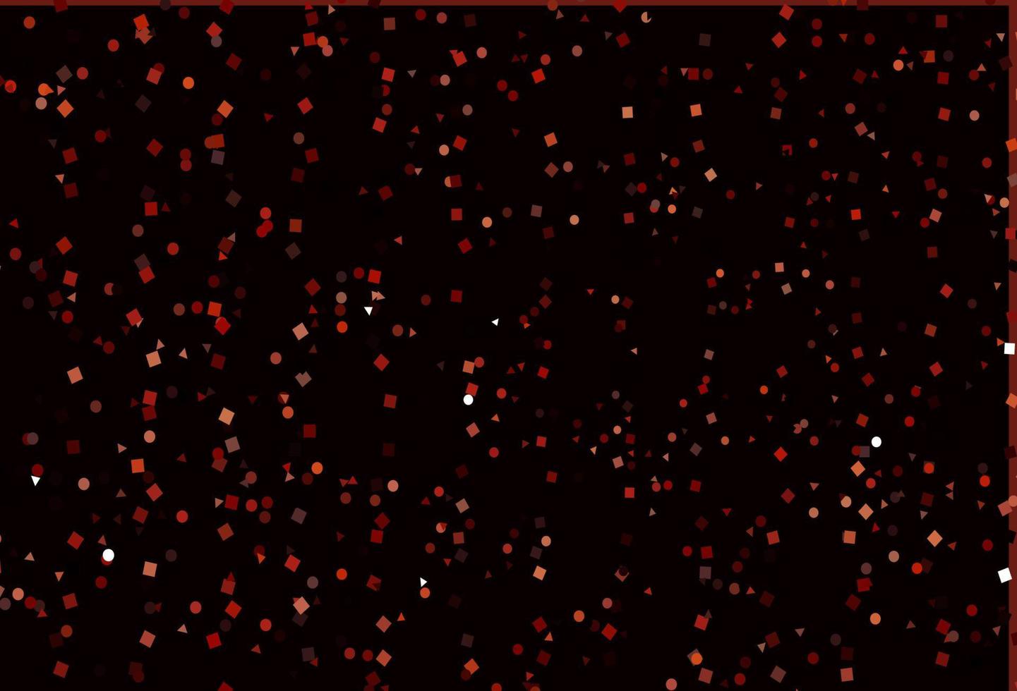 Light Red vector pattern in polygonal style with circles.