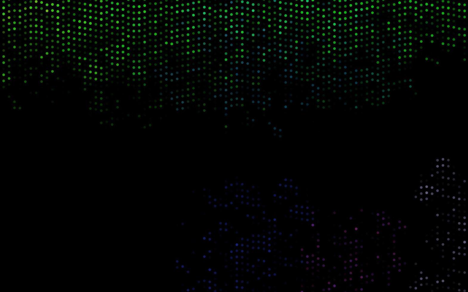 Dark Multicolor, Rainbow vector backdrop with dots.