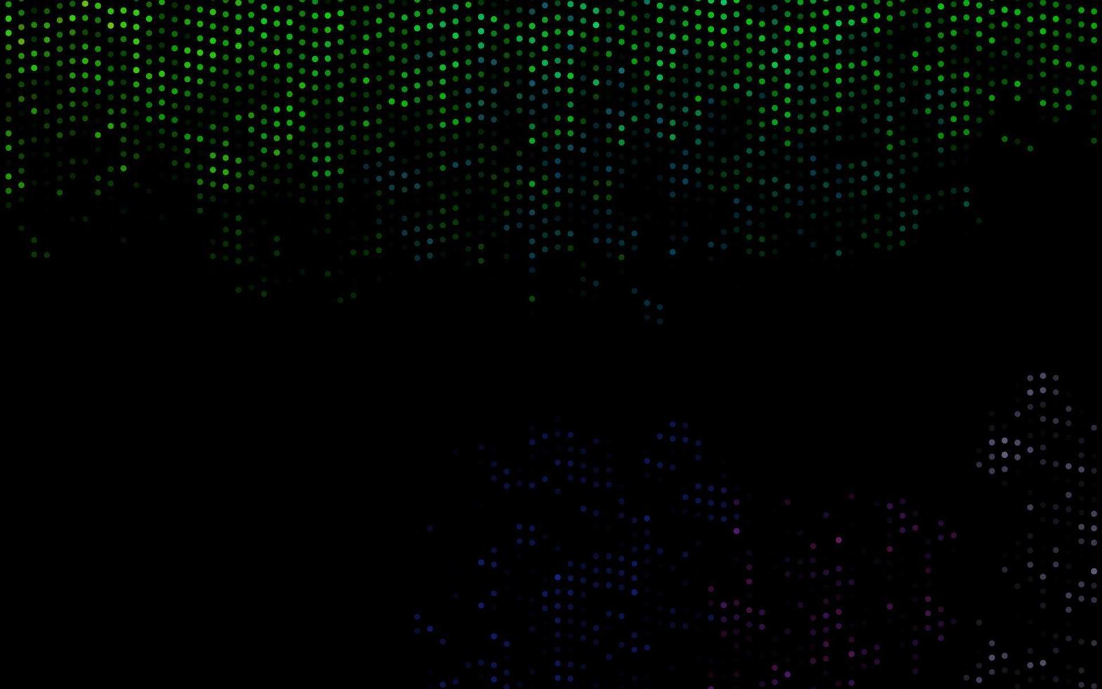 Dark Multicolor, Rainbow vector backdrop with dots.