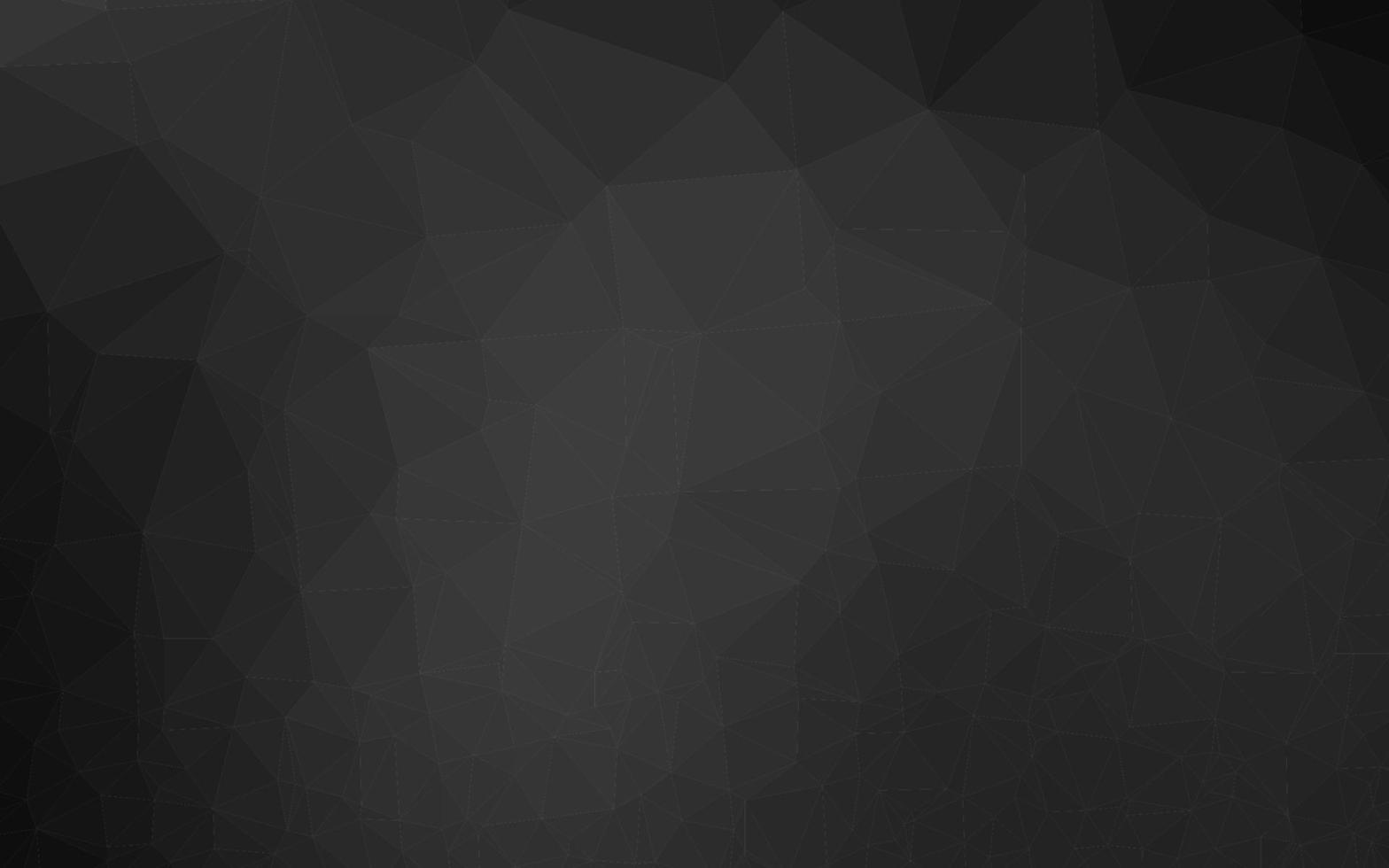 Dark Silver, Gray vector polygonal pattern.