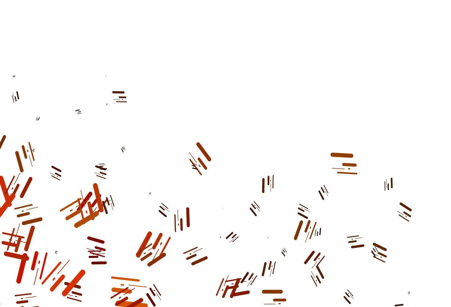 Light Orange vector template with repeated sticks.