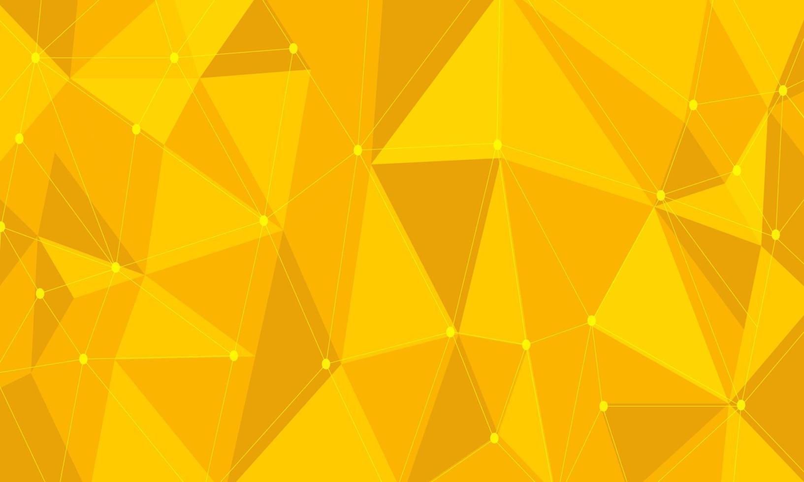 Bright background made of yellow, orange and red polygons. vector