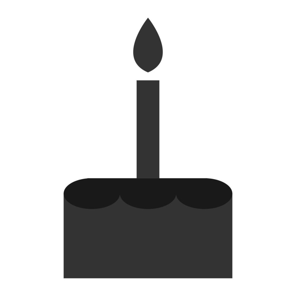 birthday cake icon vector