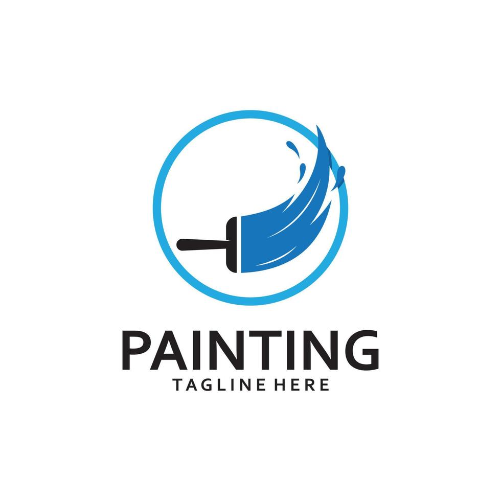 Paint Logo Template vector icon