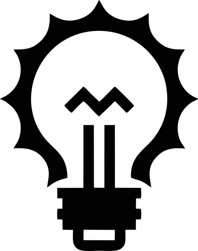 Idea solution icon symbol vector image. Illustration of the creative innovation concept design. EPS 10
