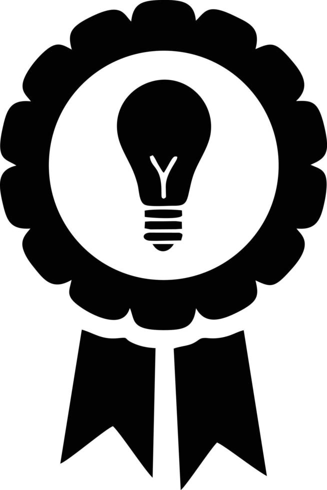 Idea solution icon symbol vector image. Illustration of the creative innovation concept design. EPS 10