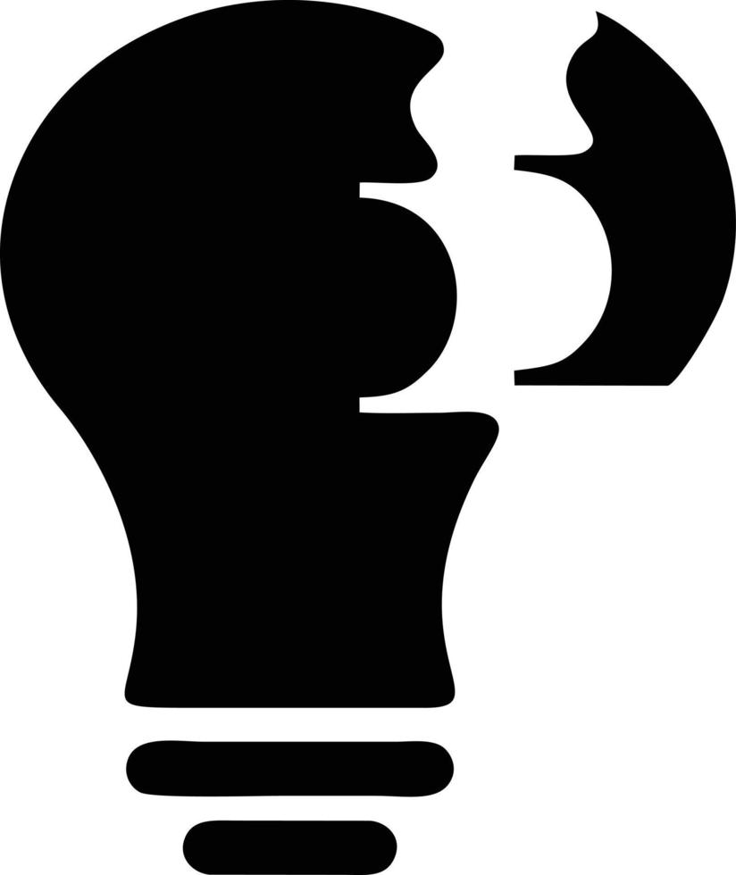 Idea solution icon symbol vector image. Illustration of the creative innovation concept design. EPS 10