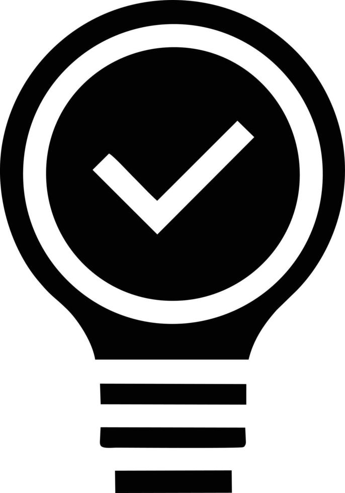 Idea solution icon symbol vector image. Illustration of the creative innovation concept design. EPS 10