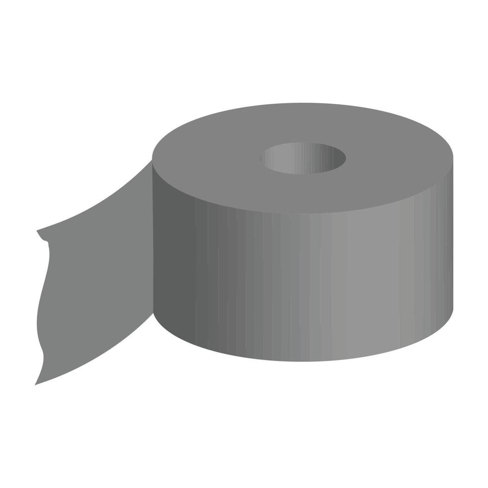 pañuelo de papel rodar icono vector