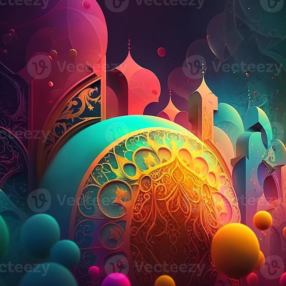 Islamic Background for Ramadan Kareem photo