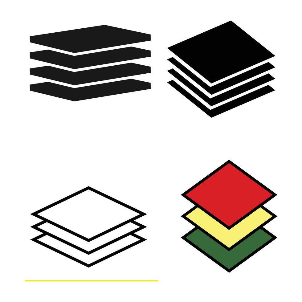 layer icon vector