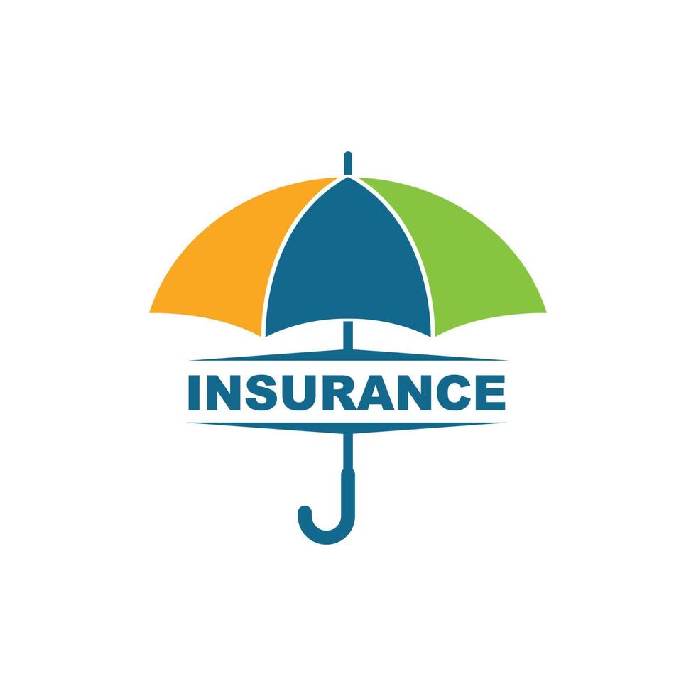 umbrella vector logo icon of insurance property design