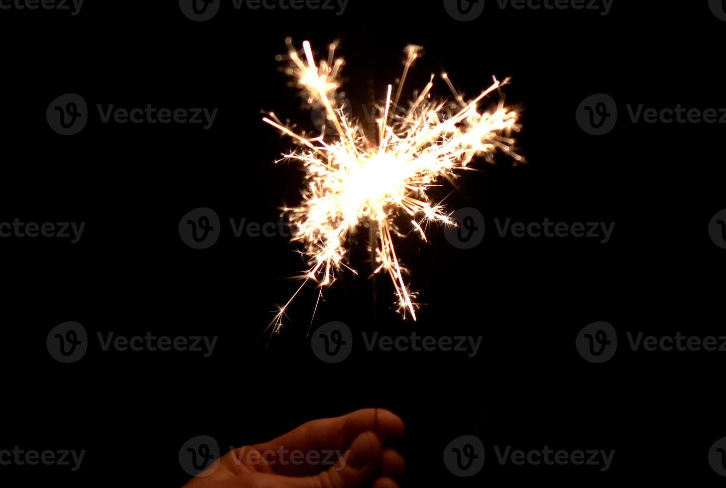 Flare style beautiful torch particles sparkler party photo