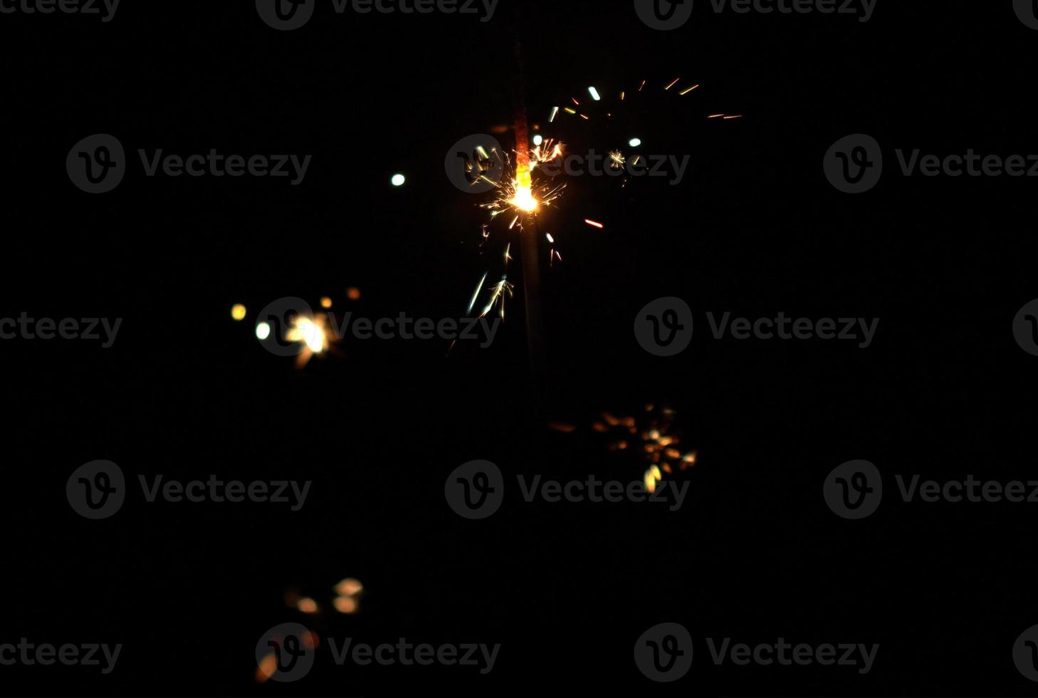 Shiny sparkler funky party sparks beautiful torch photo