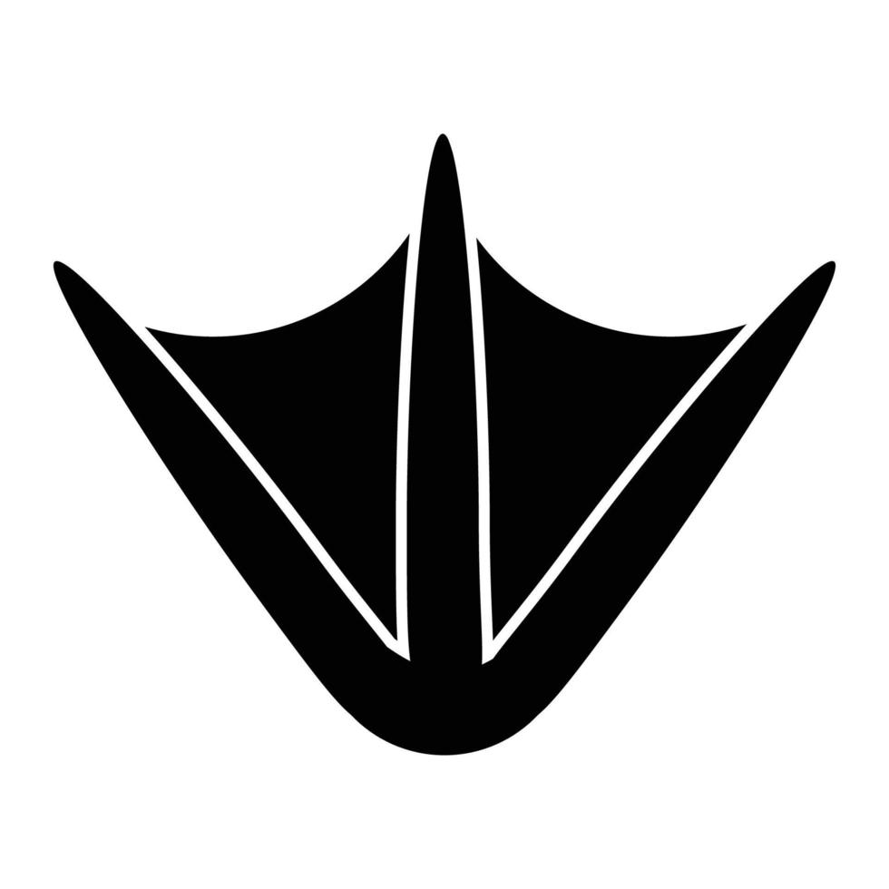 duck leg icon vector