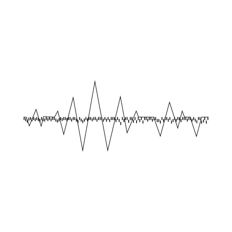 sound wave spectrum icon vector