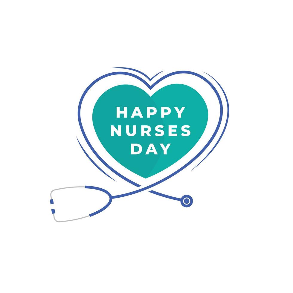 Thank you nurses. International nurses day design template vector