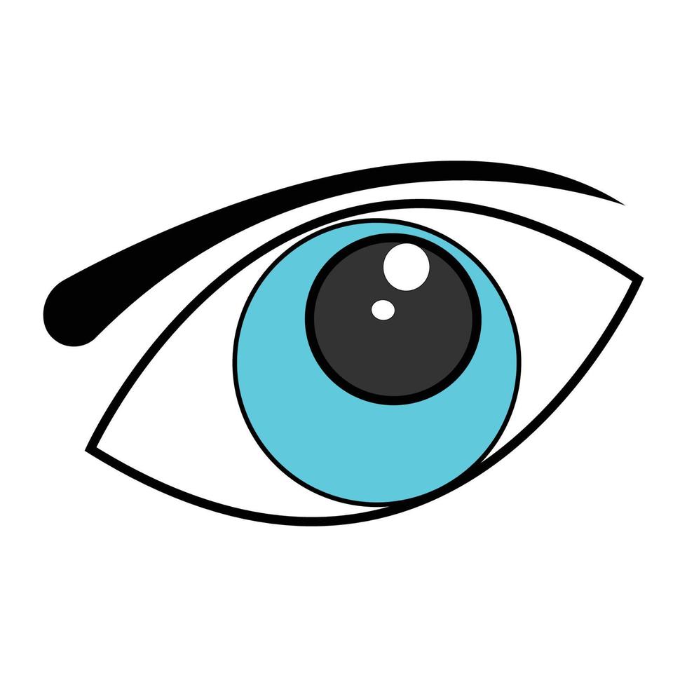 ojo icono vector