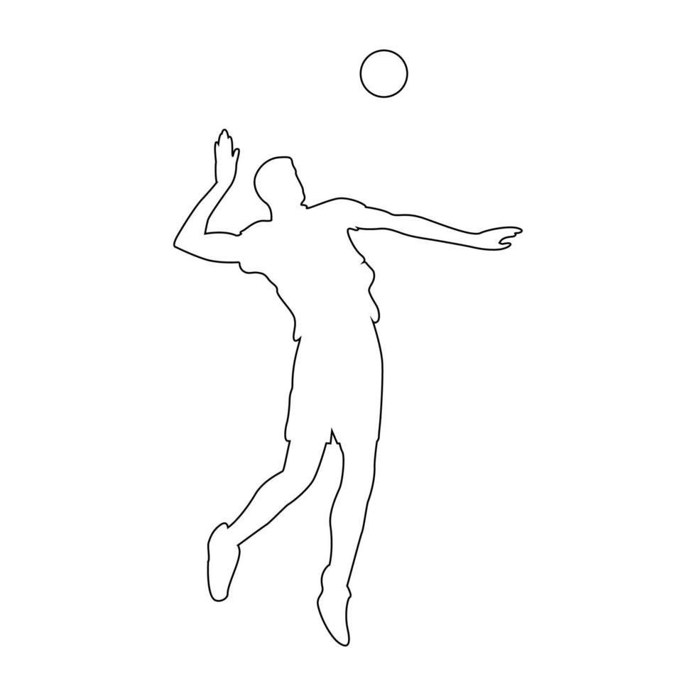 vóleibol icono vektor vector