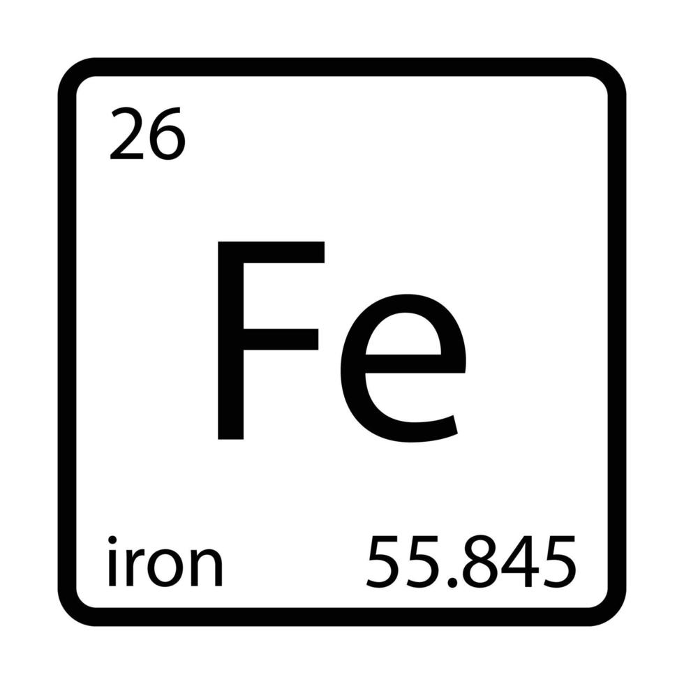 iron symbol icon vektor vector
