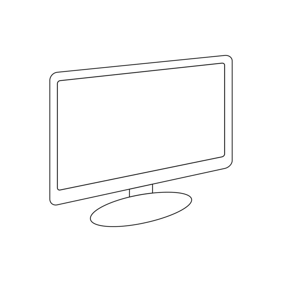 monitor icon vektor vector