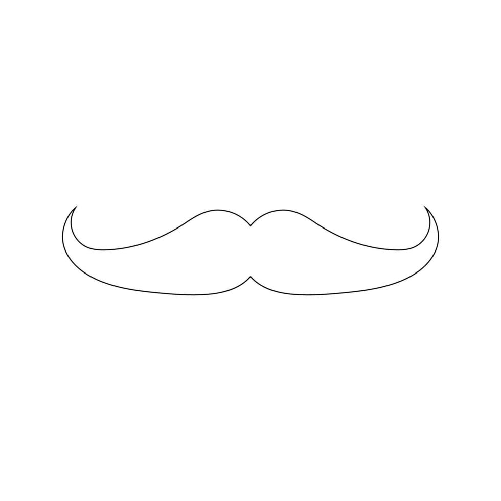 Mustache icon vektor vector