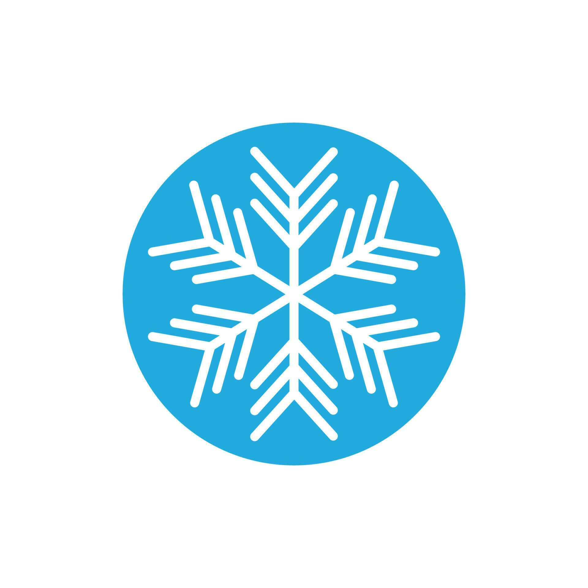 snowflake logo icon vector illustration design 21956223 Vector Art at ...