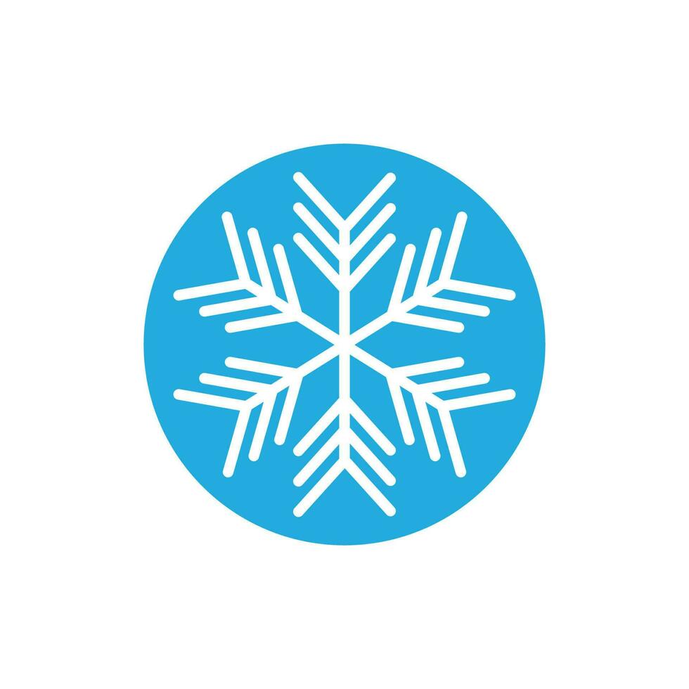 snowflake logo icon vector illustration design